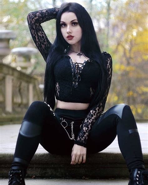 nude goth girl|Goth